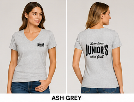 Women's Junior's Sports Bar  T-Shirts - Soft Touch
