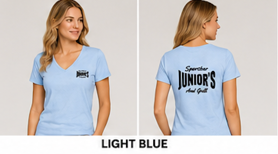 Women's Junior's Sports Bar  T-Shirts - Soft Touch